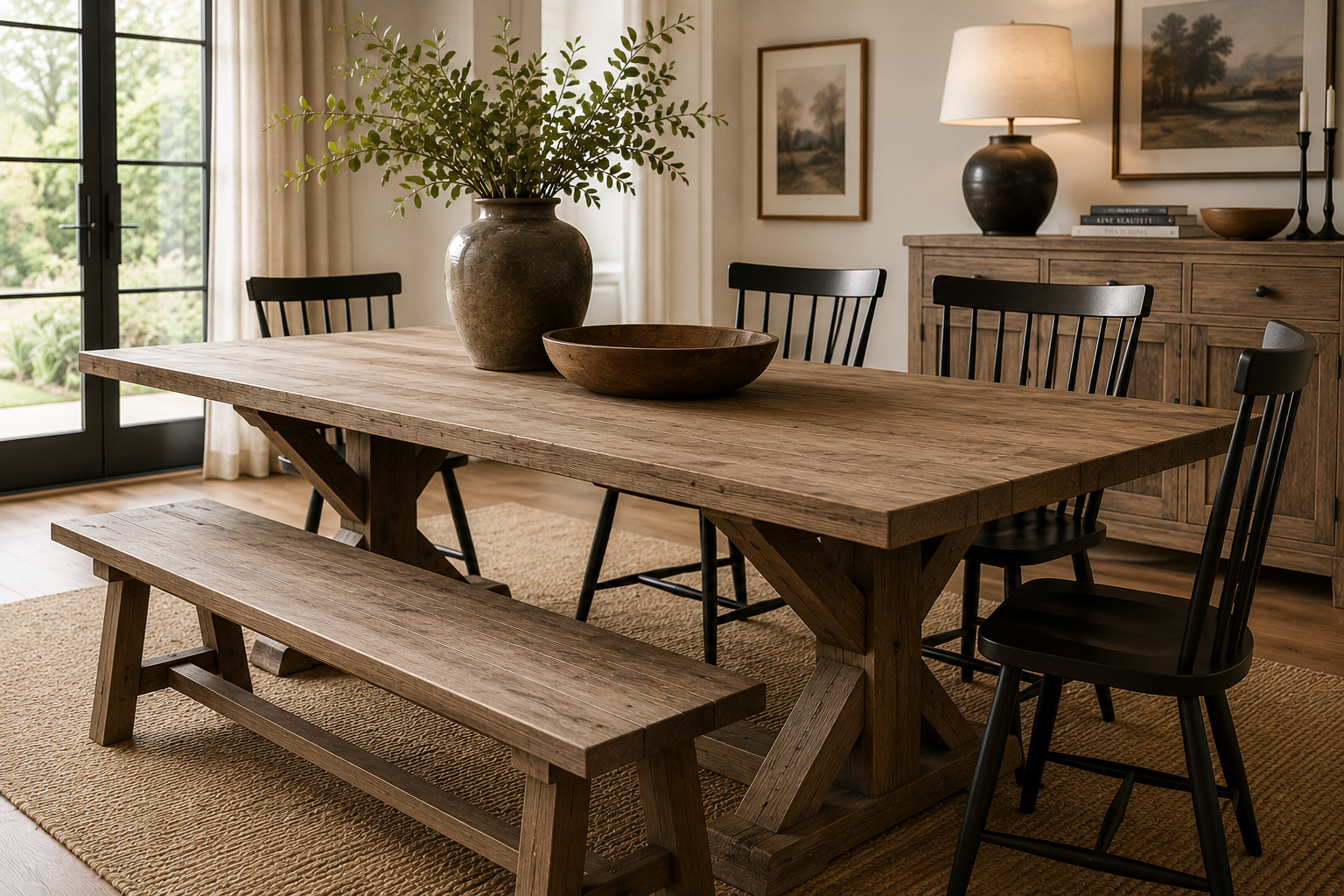 Custom furniture piece crafted by Timber & Light Creations